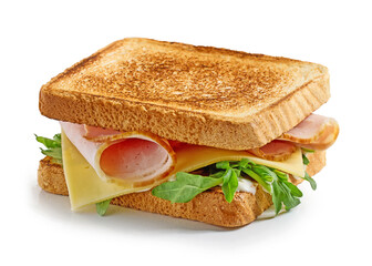 Wall Mural - ham and cheese toast