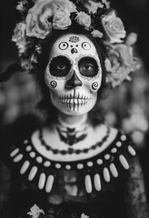 Sticker - Day of the dead costume