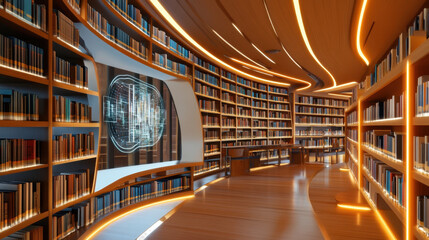 Poster - digital library, database, virtual, resources, catalog