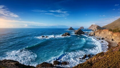 Wall Mural - sea and mountains