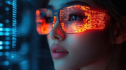 intense coder focus digital reflections immersive development