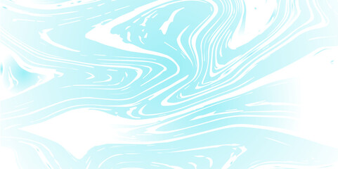Wall Mural - abstract pattern white and blue marble texture and background. liquify swirl blue and white color ar
