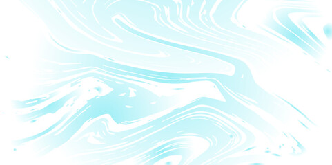 Wall Mural - abstract pattern white and blue marble texture and background. liquify swirl blue and white color ar