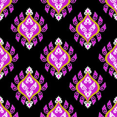 Poster - Geometric Ethnic Pattern Design Background or Wallpaper.