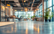 © Syed Qaseem Raza - motion blur background of modern office interior design contemporary workspace for creative business defocus long exposure shake jerk