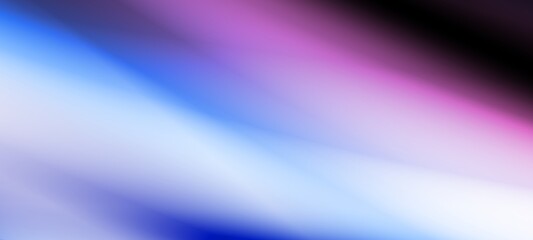 Poster - Dark blue digital abstract background with ultraviolet neon glow, blurry light lines, waves