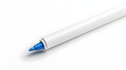 Poster - Whiteboard Marker With Cap Off Isolated on White Background for Text or Graphic Design  Office Education or Business Stationery Concept