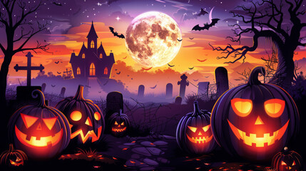 Wall Mural - Halloween Day