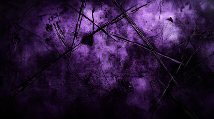 Wall Mural - A rough and old purple background full of scratches in a grunge style.