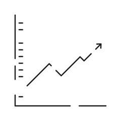 Sticker - Editable vector pack of analysis line icons. Business and data or finance chart report. Signs analysis thin line icon