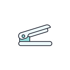 Poster - stapler icon vector illustration. stapler symbol isolated on white background