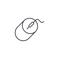 Leinwandbilder - mouse icon vector illustration. mouse symbol isolated on white background
