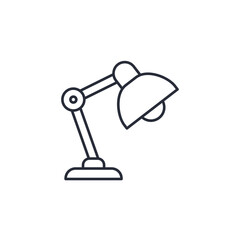 Leinwandbilder - lamp icon vector illustration. lamp symbol isolated on white background