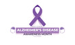 © design.designer - National Alzheimer's disease awareness month. background, banner, card, poster, template. Vector illustration.