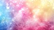 © qorqudlu - This image captures a dreamy pastel colored background with sparkling bokeh effects, featuring soft gradients and glowing bubbles, evoking a sense of wonder.
