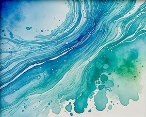 Canvas Print - water wave background