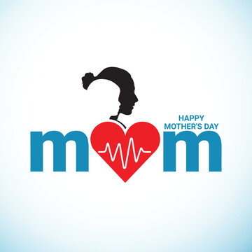 Happy mother's day social media post design Template Design. 