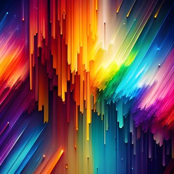 abstract 2d colorful wallpaper
