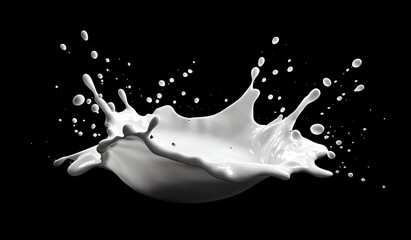 Wall Mural - Milk Splash.