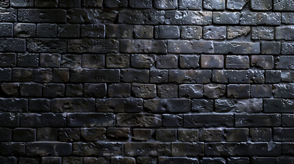  Dark Brick Wall Texture, Grunge Style, Background with Copy Space