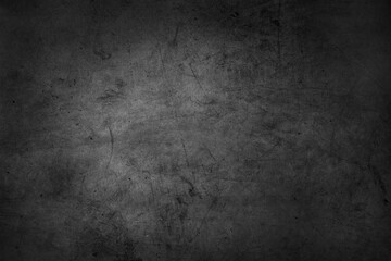 Poster - Dark grey textured concrete wall grunge background