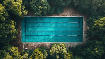 Wall Mural - Large pool