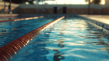 Pool, Indoor pool for active and relaxing swimming.