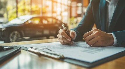 Businessman Signing Contract