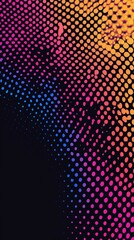 Sticker - Colorful dot pattern creating a vibrant gradient background design