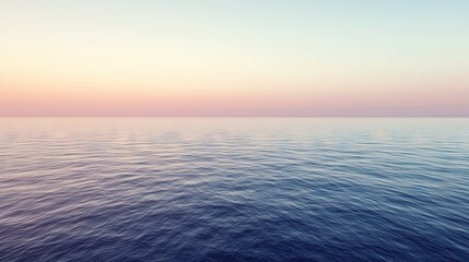 Canvas Print -   A vast expanse of water with a vessel floating in its midst and a majestic sky serving as the background