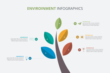 Wall Mural - Infographic design template with place for your data. Vector illustration.