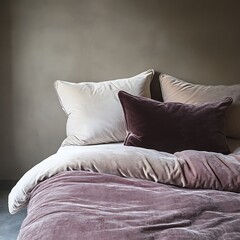 Wall Mural - bed with pillows