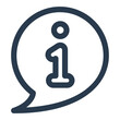 © Eklip - Information Speech Bubble Vector Icon