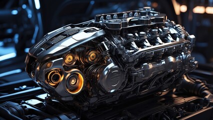 Futuristic Car Engine Technology