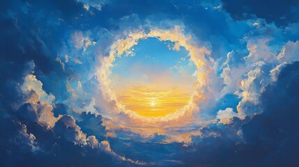 Canvas Print - Heavenly Sky Portal