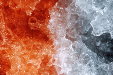 Poster - Vibrant and Icy Crystal Formations