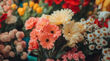 Canvas Print - Beautiful Floral Bouquet