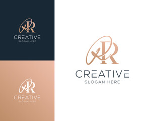 Wall Mural - Initial letter RR logo design vector illustration