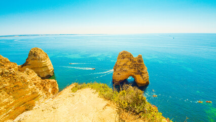 Wall Mural - Ponta da Piedade, Lagos, Portugal, in summer