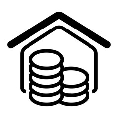 investment line icon