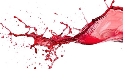 Wall Mural - Red Liquid Splash Photography