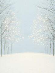 Canvas Print - Frosty nights brimming with holiday cheer illuminate the joy and warmth of the season, creating cherished memories that last a lifetime.