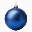 © Mis_TiKa - blue christmas ball isolated on white background