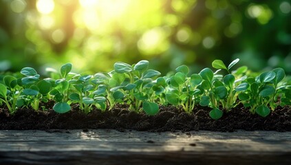 Canvas Print - New Life Sprouting in the Sunshine