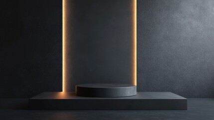 Poster - 3d rendering illustration of a podium as a product mockup element