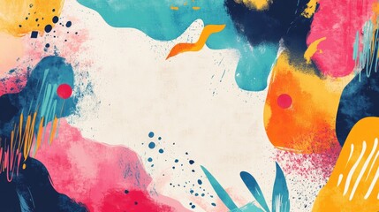 Poster - Abstract background design featuring creative art elements