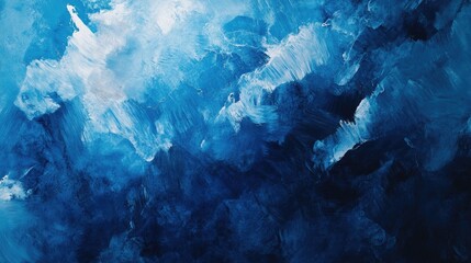 Poster - Abstract background featuring a blue color palette