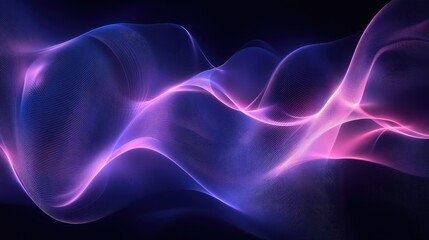 Poster - Abstract background with a wavy computer generated design