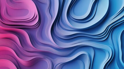 Poster - Abstract background featuring wavy patterns