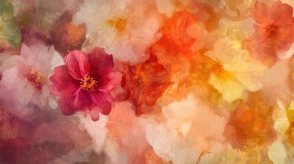 Poster - Abstract floral backdrop